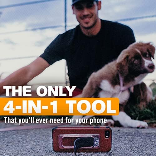 Versatile Scooch Wingback | Innovative Snap Out Phone Grip and Stand for All Smartphone Models – Effortless Two-Way Viewing with Magnetic Car Mount Compatibility – Ideal for Cooking, Video Streaming, and Hands-Free Use – Universal Fit for Any Case and Surface