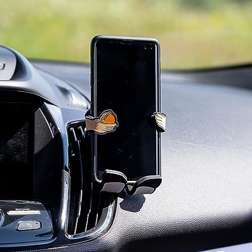 Marvel Spiderman Hug Buddy Adjustable Air Vent Smartphone Holder – Universal Car Mount for i Phone, Samsung Galaxy, LG & More – Secure & Stylish Phone Accessory for Safe Driving & Easy Navigation