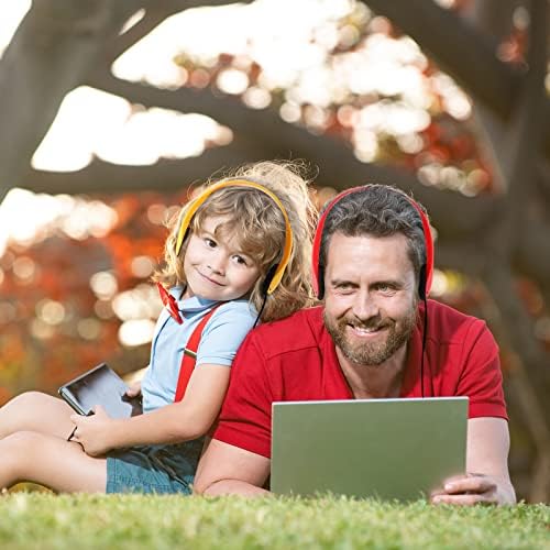 Kingdder Vibrant Multi-Color Over-Ear Headphones – Bulk Pack of 30 for Ultimate Classroom and Family Use – Adjustable Fit for All Ages – Lightweight, Comfortable, and Durable Design – Perfect for Kids, Teens, and Adults – Universal 3.5 mm Compatibility for All Devices