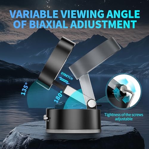 Woolcar Magnetic Phone Holder, Vacuum Mount, Innovative Toggle Design, Foldable Portable Vacuum Magnetic Cell Phone Holder – Enhanced Compatibility and Speed