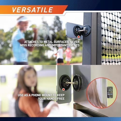 Revolutionary Magnetic Phone Mount with 360-Degree Dual Rotating Heads for Gym Workouts and Selfie Perfection – Ultimate Hands-Free Solution for All Smartphones and On-the-Go Convenience
