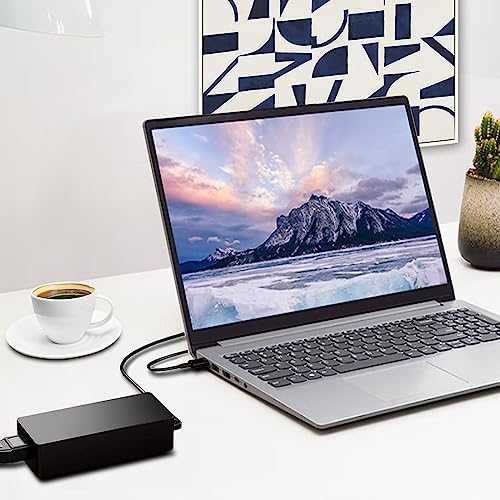 High-Efficiency 100 W USB-C Laptop Charger for Lenovo, Acer, Dell, Asus, Mac Book Pro/Air – Versatile Type-C Power Adapter with 6.6 ft Cable, Rapid Charging for Laptops and Devices, Smart Chip Protection for Safe Use – Ideal for Travel and Everyday Productivity