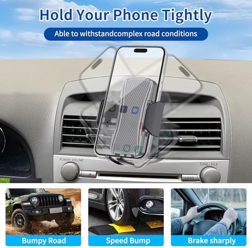 Toyota Camry Phone Mount (2021-2023) – Anti-Shake 360° Rotation Holder for All Smartphones – Effortless Navigation & Hands-Free Safety – Durable Auto Accessory with Easy Installation for Enhanced Driving Experience