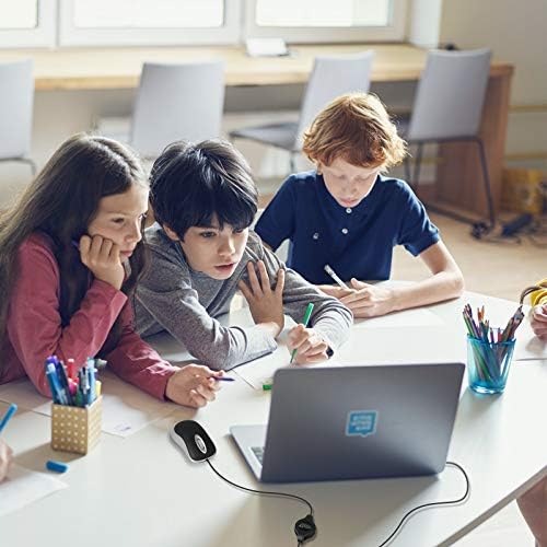 Compact Blue USB Optical Mouse Duo with Retractable Cable – Perfect Travel Accessory for Windows & Mac Users, High Precision & Ergonomic Comfort, Tangle-Free Design for On-the-Go Computing