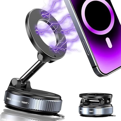 Transform Your Mobile Experience with the Premium Maglock 360° Suction Phone Holder – Ultra-Stable Magnetic Mount for i Phone 16 Pro Max & Android Devices – Ideal for Hands-Free Use in Cars, Gyms, Mirrors, and Showers – Unrivaled Flexibility and Security for Today’s Active Lifestyles