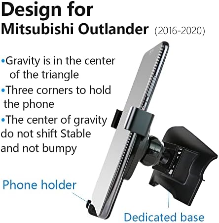 Mitsubishi Outlander 2022-2024 Car Phone Holder – Premium 9-Inch Screen Mobile Mount for Enhanced Navigation & Convenience – Sturdy, Stylish Design with 360° Rotation for Optimal Viewing and Easy Installation – Essential Auto Accessory for Safe, Hands-Free Driving