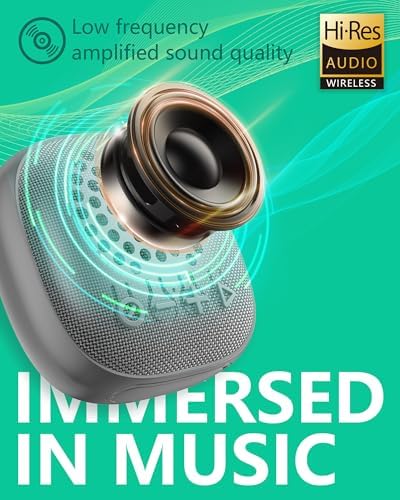 ONES Mus Play 2-in-1 Wireless Speaker and Earbuds: Premium Hi-Res Sound Experience with 24-Hour Speaker & 60-Hour Earbud Battery Life, Versatile Bluetooth/AUX/MP3 Connectivity, Dual Game & Music Modes for Enhanced Audio Engagement, Compact Design for Ultimate Portability