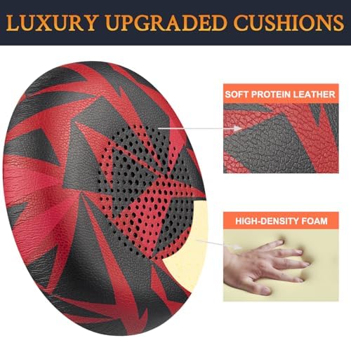 Premium SOULWIT Replacement Earpads for Jabra Evolve2 65 & 40 – Ultra-Comfort Protein Leather Cushions for Enhanced Sound Isolation and Longevity – Effortless Installation in Sleek Black Finish – Perfect On-Ear Headset Upgrade for Extended Listening and Productivity