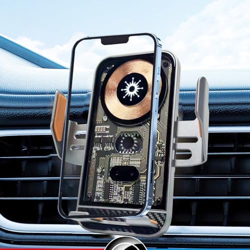 SUONEE Wireless Car Charger Holder – 15 W Fast Charging Auto-Clamping Mount for i Phone and Samsung Galaxy – Ultimate Convenience for Hands-Free Navigation and Secure Charging – Compatible with i Phone 11 to 16 & Samsung S20 to S25 – Stylish Design for Every Vehicle Interior SUONEE Wireless Car Charger Holder – 15 W Fast Charging Auto-Clamping Mount for i Phone and Samsung Galaxy – Ultimate Convenience for Hands-Free Navigation and Secure Charging – Compatible with i Phone 11 to 16 & Samsung S20 to S25 – Stylish Design for Every Vehicle Interior