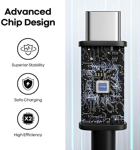 CLEEFUN 26 ft Long USB C Charging Cable – Premium Nylon Braided USB A 2.0 to Type C Cord for Fast Charging & Data Transfer, Ideal for PS5 Controller, Nintendo Switch, Galaxy Note, and USB-C Devices – Unmatched Durability and Flexibility