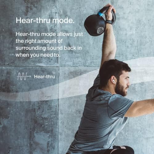 Belkin Sound Form™ Pulse Wireless Noise Cancelling Earbuds – Premium Bluetooth Headphones with IPX5 Water Resistance, Enhanced Dual Microphone Clarity, Ergonomically Designed for Ultimate Comfort, and Convenient Wireless Charging Case – Ideal for i Phone & Samsung Users, Sleek Black Finish