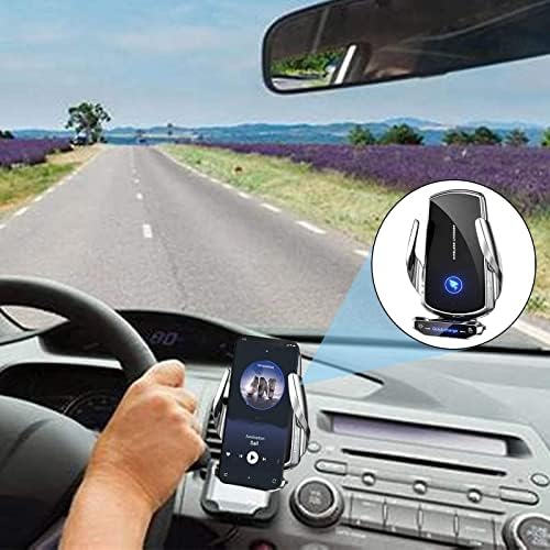 Revolutionize Your Commute with the 15 W Wireless Car Charger Mount – Auto-Clamping Phone Holder for Seamless Android Compatibility, Fast Charging & Effortless Access in Sleek Black Design for Every Vehicle Interior