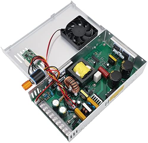 DROK 24 V Adjustable Power Supply – High-Efficiency AC to DC Converter for Reliable Power Delivery, 20 A 480 W Regulated Adapter Perfect for Computer Labs and Versatile Electronic Applications, Adjustable 5 V to 24 V Voltage Transformer for Enhanced Performance and Compatibility