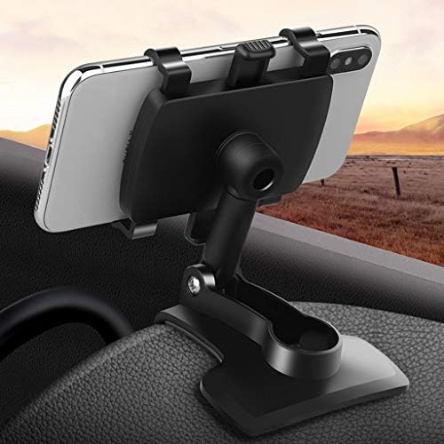 Universal 360-Degree Car Phone Holder Mount – Advanced Dashboard Smartphone Cradle with Secure Clip Design for i Phone, Samsung, Google & More – Effortless Installation & Enhanced Driving Safety for 4 to 7-Inch Devices