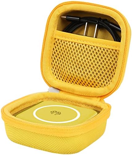 Khanka Premium Hard Shell Case for Iseyyox, RTOPS, Hicober & UCOMX Nano 3-in-1 Wireless Charger – Shock-Resistant, Lightweight Yellow Travel Accessory for Optimal Protection and Seamless Organization While On the Move