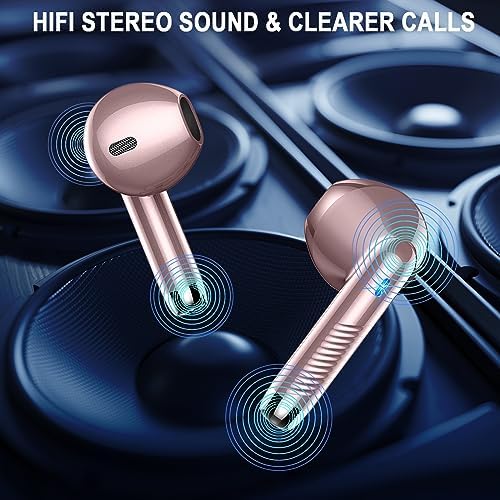 Unleash Premium Sound with Jxrev 2025 Wireless Earbuds – Advanced Bluetooth 5.4 Tech for Effortless Connectivity, Hi-Fi Stereo Audio for Unmatched Clarity, IP7 Waterproof Design for Ultimate Protection, 40-Hour Playtime for All-Day Listening, Enhanced 4-Mic Noise Cancellation for Crystal-Clear Calls, LED Battery Life Indicator for Convenience, Perfect for Active Lifestyles and Daily Use