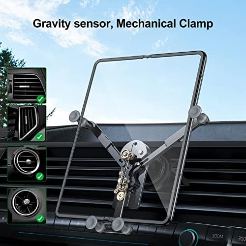 Premium Aluminum Z Fold 4 Car Mount: Dual-Mode Dashboard & Windshield Holder for Samsung Galaxy Z Fold Series and i Phone 16/15 Pro Max – Unmatched Stability & Hands-Free Convenience