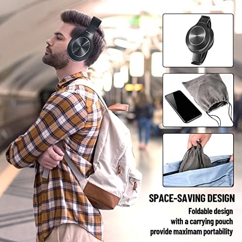 Discover Unmatched Audio with Rose Gold Bluetooth Headphones – 68-Hour Playtime, Customizable EQ for Deep Bass, and Over-Ear Comfort – Perfect for Travel, Office, and Home Use! Immerse yourself in superior sound quality featuring three distinct EQ modes: Bass Boost for those deep beats, Balanced for an all-around experience, and Treble for crisp highs. Enjoy wireless freedom with advanced Bluetooth technology, ensuring seamless connectivity for music, calls, and gaming. Designed for ultimate portability, these foldable headphones come with plush ear cushions, providing comfort for hours of listening pleasure. Built with durable materials for longevity, they’re easy to maintain and stylish enough for any setting. Elevate your audio journey today with these premium headphones that prioritize performance and elegance! Ideal for audiophiles and casual listeners alike, these headphones are your go-to choice for an exceptional listening experience.