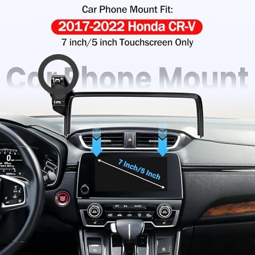 Hesanzol Magnetic Car Phone Mount for Honda CR-V (2017-2022) – Ultimate 5/7-Inch Touchscreen Holder for Effortless Navigation Access and Hands-Free Communication – Must-Have Driving Companion for Enhanced Safety and Convenience
