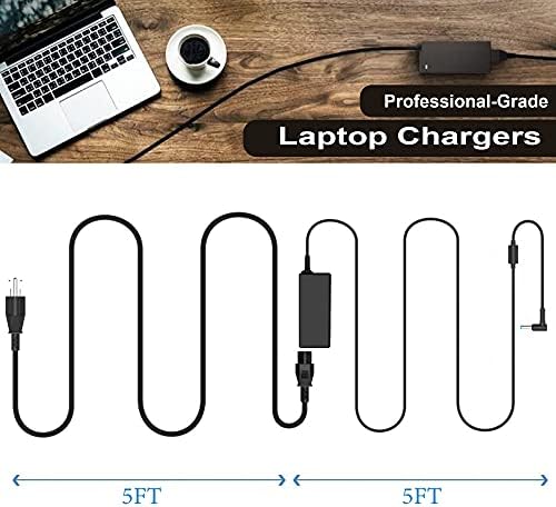 High-Speed 45 W HP Laptop Charger – 19.5 V 2.31 A Power Adapter for Pavilion, Spectre, Elite Book, and Stream Laptops – Enhanced Compatibility with Multiple Models and Reliable Performance – Ideal Replacement for 741727-001, TPN-C125, HSTNN-LA40 – 12-Month Warranty Included