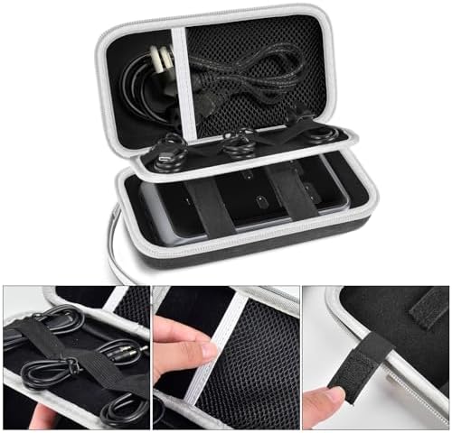 Anker Prime 240 W Charging Station Case – Durable Hard-Shell Organizer for Detachable Cords & USB Accessories – Sleek Black Storage Solution for Enhanced Speed and Compatibility – Ultimate Protection for Charging Essentials