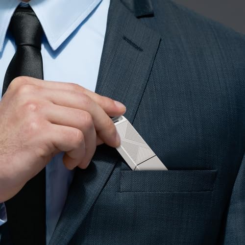 EASTBULL 256 GB High-Speed USB 3.0 Flash Drive with USB C Adapter & Keychain – Sleek Metal Design for Ultimate Portability, Fast Data Transfers, and Enhanced Compatibility for All Devices