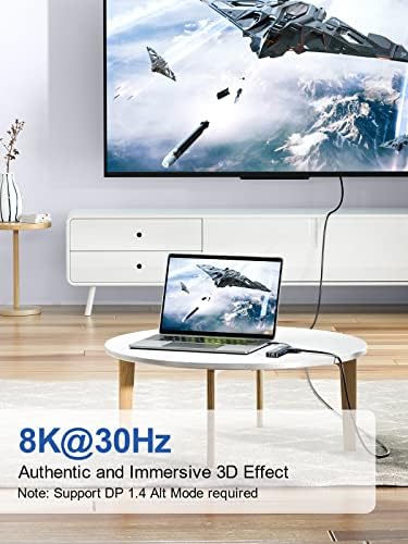 Revolutionize Your Workspace with the dockteck 5-in-1 USB-C Hub Multiport Adapter – 4 K HDMI, Dual SD/TF Card Slots, and 2 High-Speed USB 3.0 Ports for Mac Book Pro, Air, i Pad Pro, and XPS – Unmatched Versatility and Rapid File Transfers