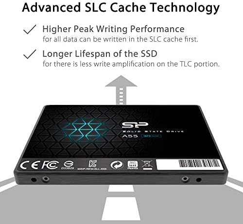 Transform Your Device with Silicon Power 1 TB SATA III SSD – High-Speed 3 D NAND Storage, SLC Cache Performance Boost, Compact 2.5″ Design for Seamless Upgrades and Enhanced Productivity