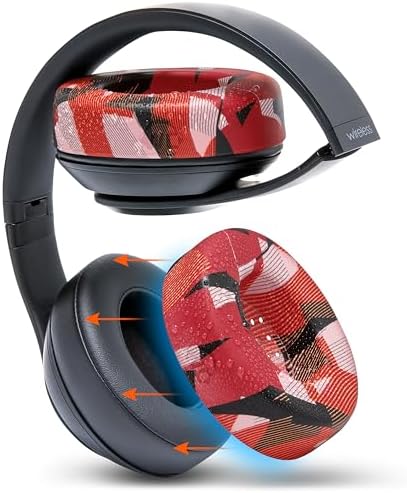 Upgrade Your Beats: WC Sweat Z Studio Earpad Covers for Studio 2 & 3 | Revolutionary Sweatproof Design, Effortlessly Washable, Perfect Fit | Unmatched Protection for Headphones & Enhanced Comfort