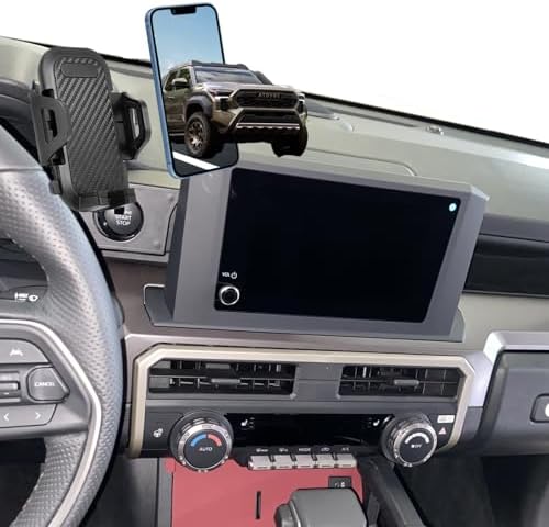 2024 Toyota Tacoma Premium Custom-Fit Phone Holder – OEM-Approved Hands-Free Mount for 8-Inch Displays – Elevate Convenience and Safety for Your Driving Experience