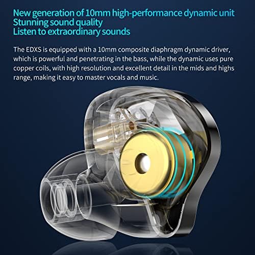 Experience Unmatched Audio Fidelity with Keephifi KZ ZVX In-Ear Monitor Earphones – 10 mm Dual Cavity Dynamic Driver, Premium Metal Shell, Detachable 2-Pin Silver-Plated Cable, and Integrated Mic for Audiophiles and Musicians – Superior Sound Quality and Comfortable Fit for All-Day Listening