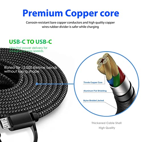 Universal 3-in-1 USB Charging Cable for Apple Devices – Fast Charge Technology for Apple TV 4 K Remote, i Pads, and Air Pods – Compact, Durable Multi-Device Power Cord for Home and Travel Use – Simplify Your Charging Needs with Enhanced Compatibility and Speed