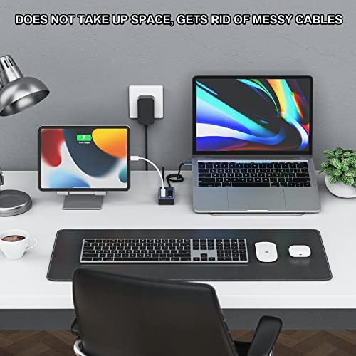 Minisopuru 4-Port USB C Hub – Ultra-Fast 10 Gbps Data Transfer & 20 W Rapid Charging Splitter for Mac Book Pro, i Pad & More – Lightweight Multiport Adapter for Seamless Device Connectivity – Ideal for On-the-Go Professionals