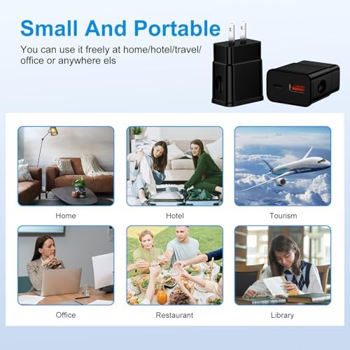 Samsung Super Fast Dual Port USB C Charger for Galaxy S25/S24/S23/S22/S21/S20 and Z Fold/Note 20 – 25 W Power Delivery Wall Adapter for Rapid Charging and Enhanced Device Compatibility