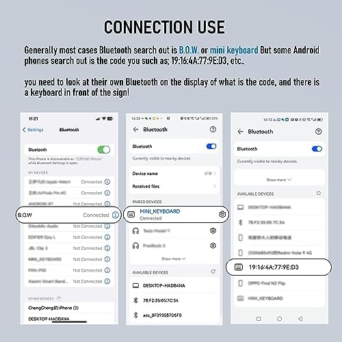 Ultra-Lightweight Foldable Bluetooth Keyboard with Magnetic Stand | Premium Aluminum Alloy Mini Keyboard for Tablets, i Pads & Smartphones | Rechargeable Travel Companion for Effortless Typing Anywhere | Whisper-Quiet Keys for Distraction-Free Work | Enhanced Compatibility with i OS, Android & Windows Devices