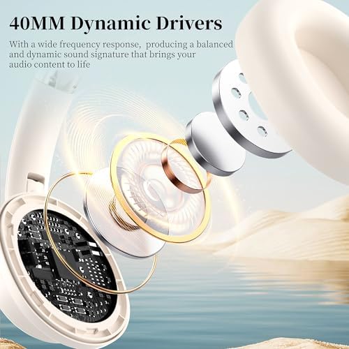 Discover the Ultimate Audio Experience with Falebare Over-Ear Bluetooth Noise Cancelling Headphones – 80-Hour Playtime, Cutting-Edge Comfort, and Powerful Deep Bass for Uninterrupted Listening Anywhere You Go