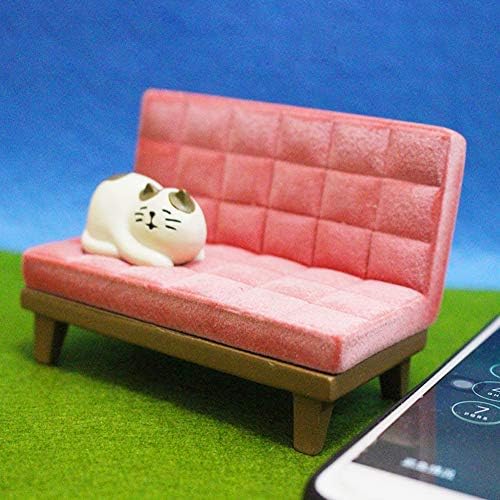 Charming Pink Cat Sofa Phone Holder Stand – Eco-Friendly Multi-Functional Desk Accessory for Seamless Hands-Free Use in Home or Office – Perfect Gift for Cat Lovers and Stylish Workspaces
