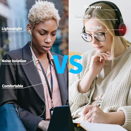 Magnetic USB C Earbuds for Samsung Galaxy S24 Ultra, S23 FE, S22, S21, A54, A53 & i Phone 16, 15 Pro Max – Noise Isolating Wired Headphones with Microphone and Volume Control for Enhanced Audio Experience – Perfect for Music Lovers and Professionals