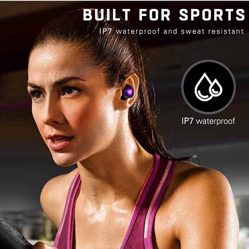 Urbanx Street Buds Plus True Wireless Earbud Headphones for Motorola RAZR HD XT925 – Premium Noise Isolation and Fast Bluetooth Connectivity – Stylish Purple Design with Warranty for Ultimate Audio Enjoyment