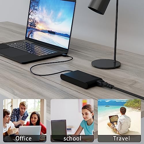 Ultra-Slim 65 W USB-C AC Adapter for Lenovo Think Pad and Yoga Series – Compact Power Solution with Smart Voltage PD3.0 Technology for Enhanced Charging Speed – Perfect Replacement for Your Laptop Charger – Ideal for Home and Office Use – Includes Power Cable and Cable Management Features – Compatible with Multiple Lenovo Models