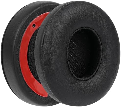 Elevate Your Audio Experience with Geekria Quick Fit Memory Foam Ear Pads for Beats Solo 4 Wireless Headphones – Premium Comfort & Sound Isolation, Durable Black Replacement Cushions for Long-Lasting Enjoyment