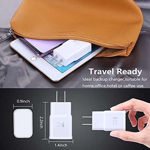 5 Pack High-Speed Type C Charger Block – Ultimate USB Wall Adapter for Samsung Galaxy S21, Note 10, LG, Pixel3 & More – Enhanced Compatibility, Fast Charging, and Portable Design for Everyday Use