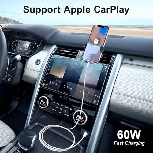 Agtray 65 W 4-Port Fast Charging Car Charger with 6 FT USB C Braided Cable – High-Performance USB C Adapter for i Phone 16, Samsung Galaxy S25, and Pixel 9 – Ultimate Multi-Device Charging Solution for Road Trips and Daily Commutes – Compact, Durable, and Safety-Enhanced Car Accessory