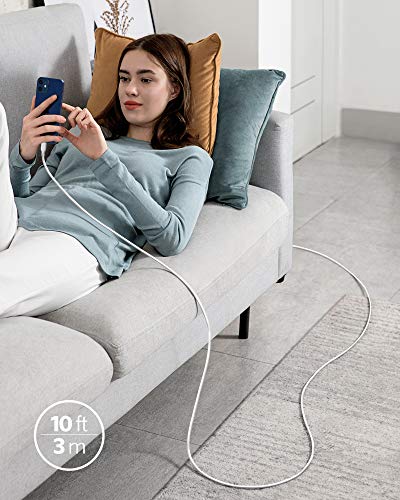 Anker 6 ft USB C to Lightning Cable – MFi Certified Fast Charging Cable for i Phone 13 Pro, 12 Pro Max & Air Pods Pro – Durable Design with Power Delivery Support – Tangle-Free Connectivity for Effortless Use