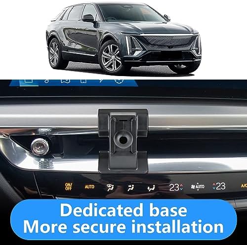 Cadillac Lyriq 2023-2025 Premium Phone Holder: Advanced Air Vent Mount for Optimal Smartphone Accessibility, 360-Degree Swivel, Integrated Charging, Universal Fit – Transform Your Driving Experience with Effortless Navigation and Hands-Free Functionality