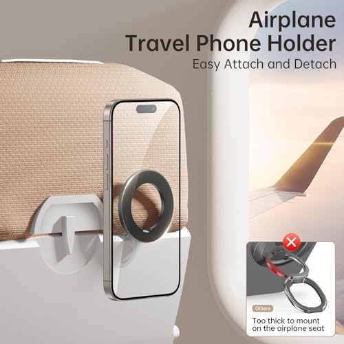 SYNCWIRE Mag Safe Phone Ring Holder – Stylish Magnetic Grip & Hands-Free Kickstand for i Phone 16, 15, 14, 13, 12 Pro Max – Secure 360° Rotation, Durable Build for Everyday Convenience & Enhanced Stability