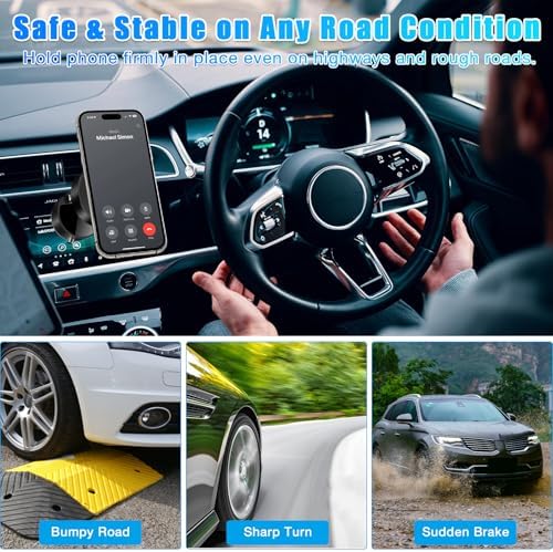 Ultimate 360° Magnetic Suction Cup Phone Mount – Adjustable, Foldable Design for All Smartphones – Effortless Hands-Free Navigation with Robust Grip on Any Surface – Perfect for Safe Driving and Stylish Functionality