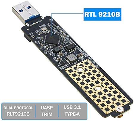 Transform Your M.2 SSD into a High-Speed External Drive with RIITOP USB 3.1 Enclosure – Compatible with NVMe & SATA SSDs for Ultimate Versatility and Performance Upgrade
