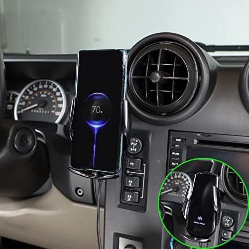 Ultimate Wireless Car Charger & Auto-Clamping Phone Holder for Hummer H2 (2003-2007) – Fast Charging & Secure Air Vent Mount for All Smartphones – Enhance Your Driving Safety & Convenience Ultimate Wireless Car Charger & Auto-Clamping Phone Holder for Hummer H2 (2003-2007) – Fast Charging & Secure Air Vent Mount for All Smartphones – Enhance Your Driving Safety & Convenience