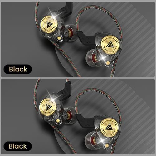 Premium Dual Pack Wired Gaming Earbuds – High-Fidelity In-Ear Monitors with 10 mm Dynamic Drivers for Rich Deep Bass, Advanced Noise-Canceling Technology, Ideal for Gaming & Remote Conferencing, Stylish Black & Purple Design, Versatile Compatibility Across Devices